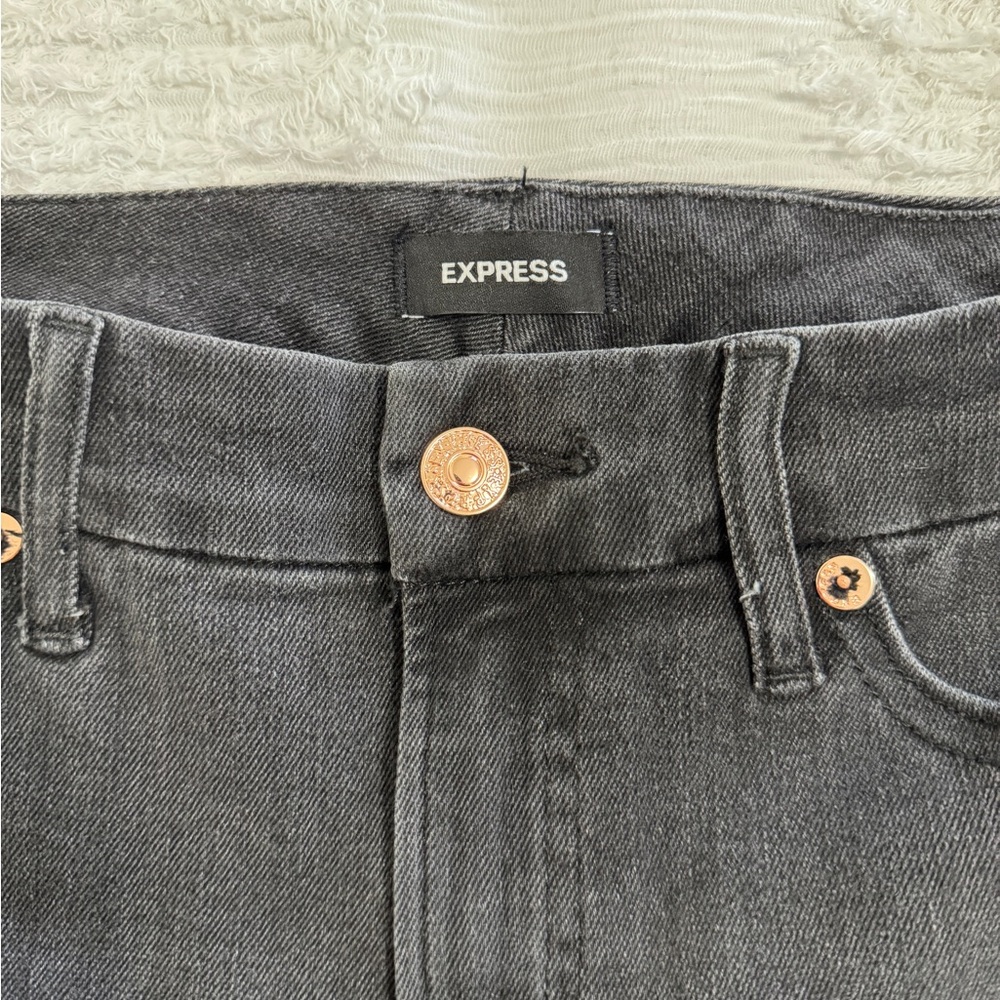 Express Mid Rise Ultra Hyper Stretch Skinny Jeans - Picture 4 of 5